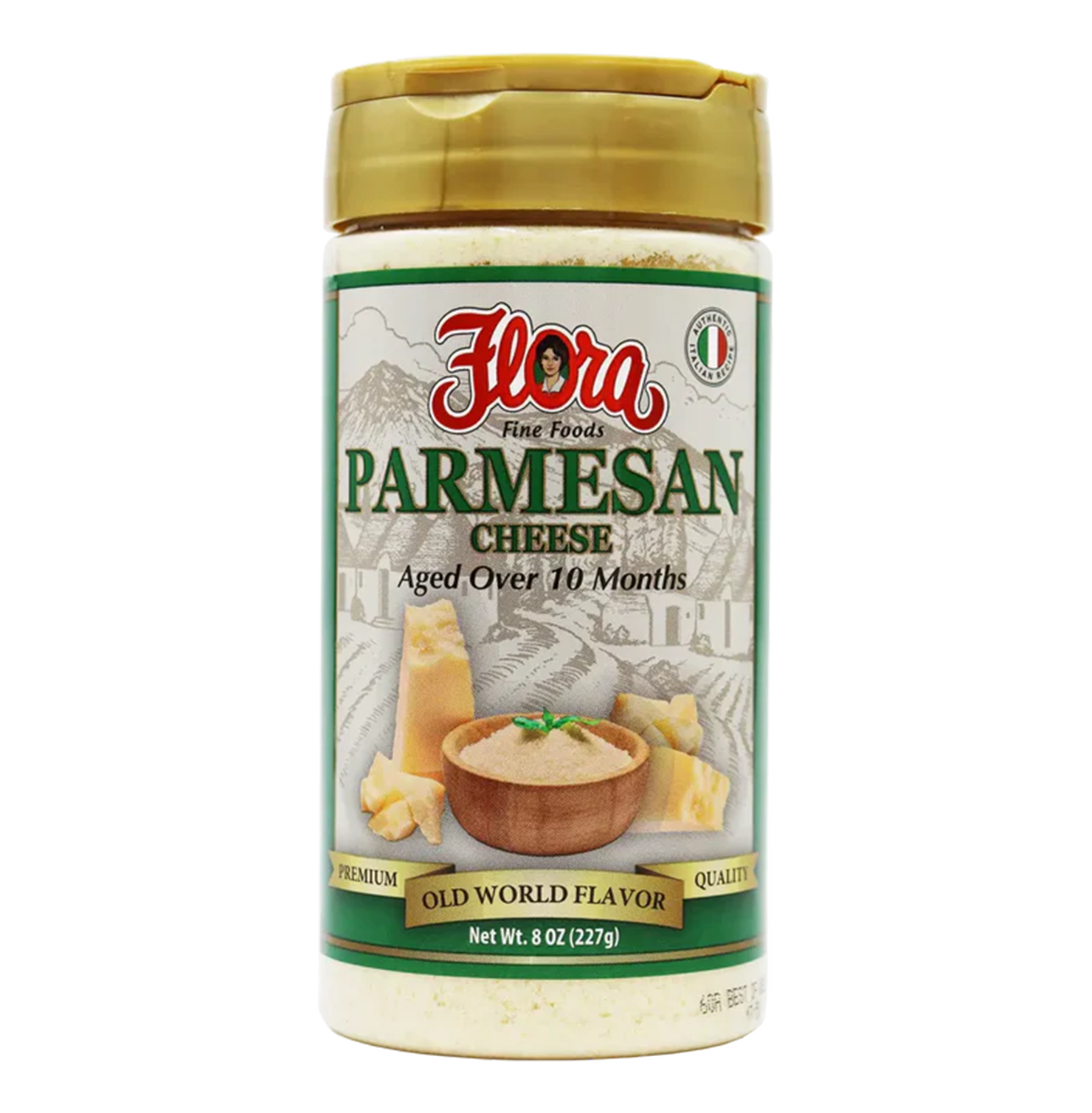 Parmesan Cheese Grated - Aged Over 10 Months - 8 oz