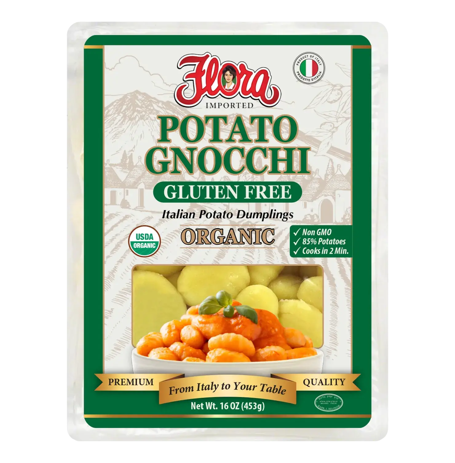 Potato Gnocchi - Gluten Free Organic - 16 oz