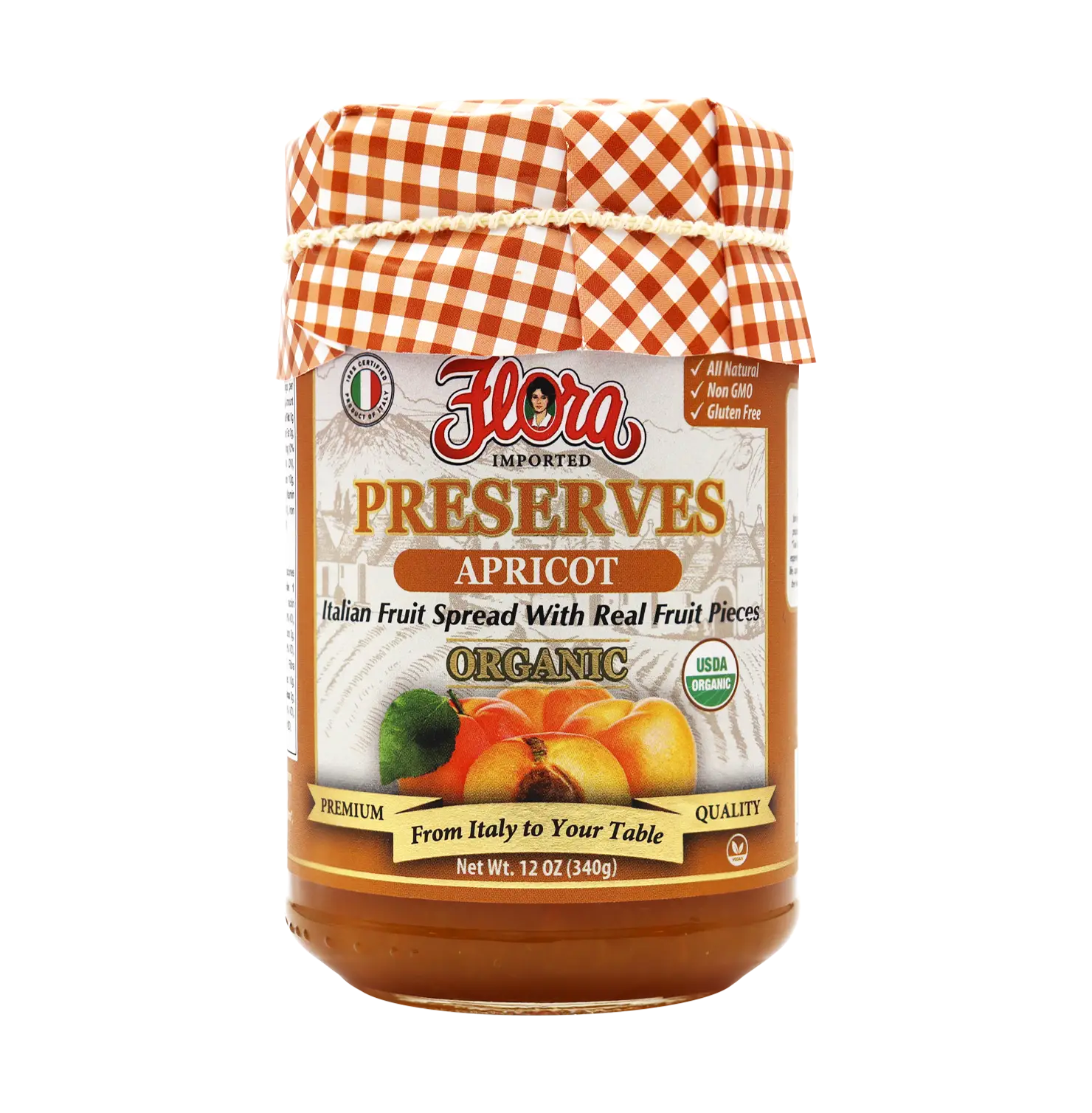 Preserves - Apricot Organic - 12 oz