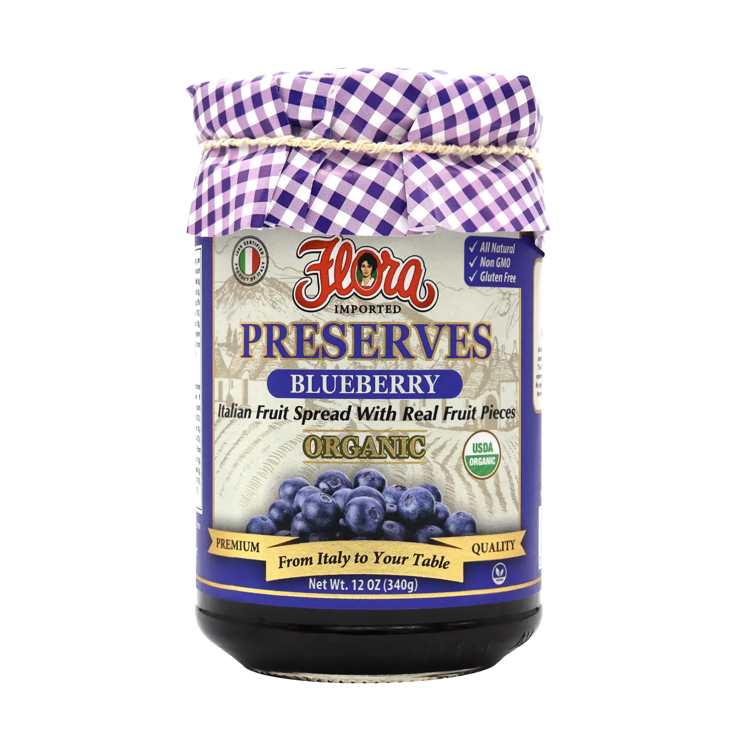Preserves - Blueberry Organic - 12 oz