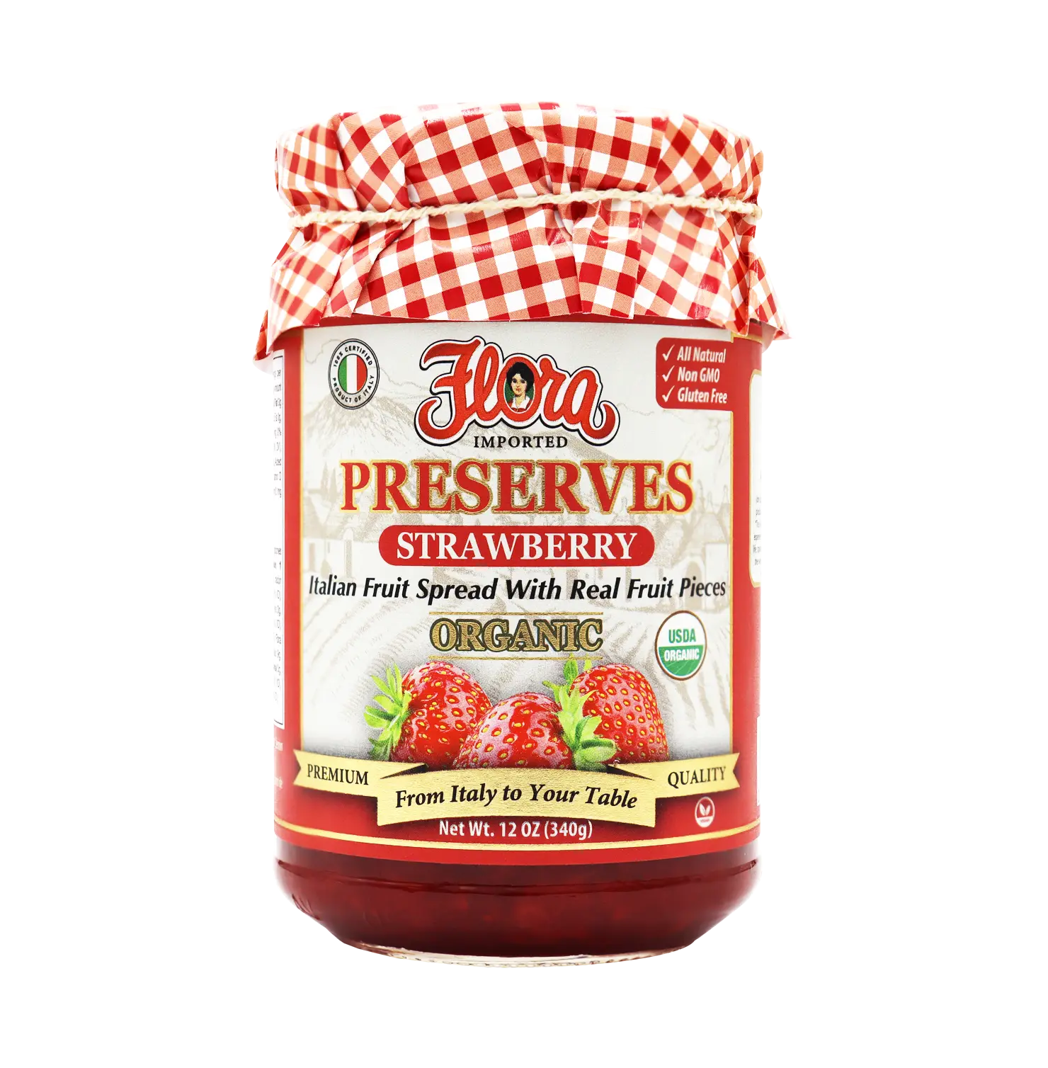 Preserves - Strawberry Organic - 12 oz
