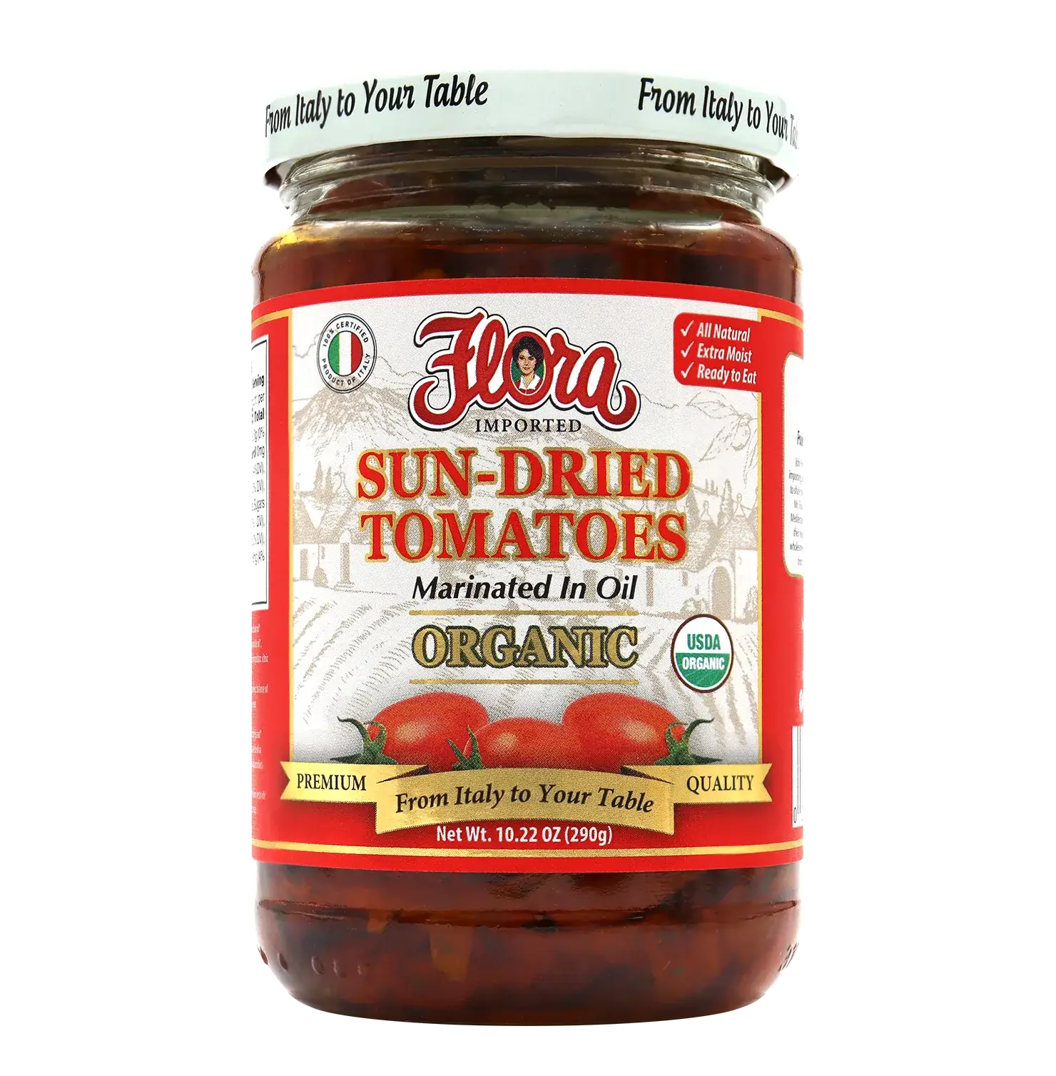 Sun-Dried Tomatoes - Marinated In Oil Organic - 10.22 oz