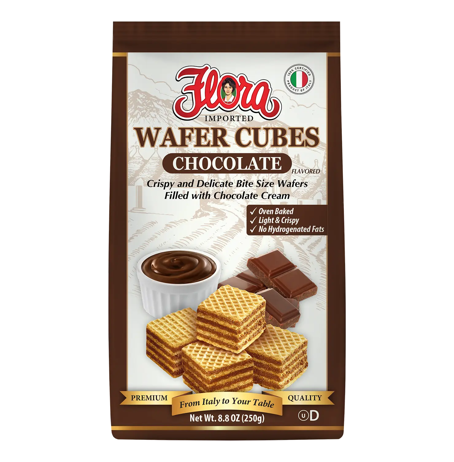 Wafer Cubes - Chocolate - 8.8 oz