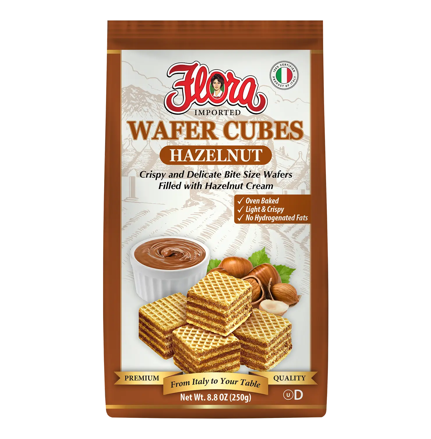 Wafer Cubes - Hazelnut - 8.8 oz