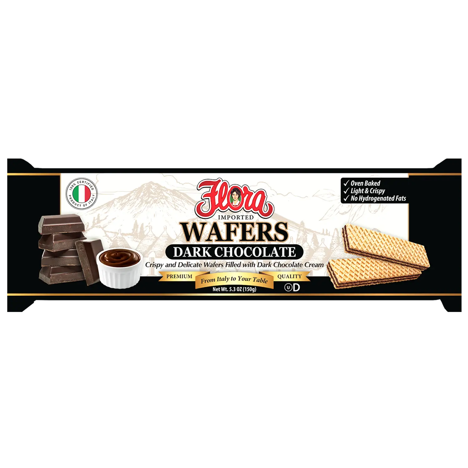 Wafers - Dark Chocolate - 5.3 oz
