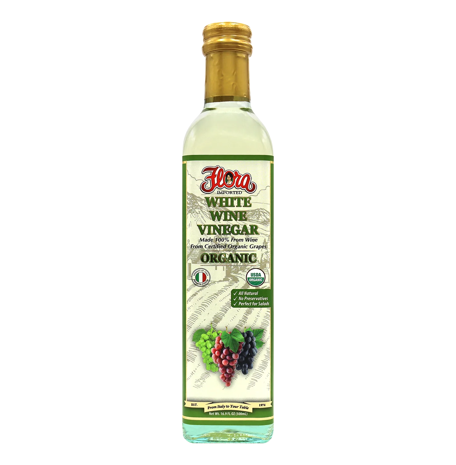 White Wine Vinegar - Organic - 16.9 fl oz