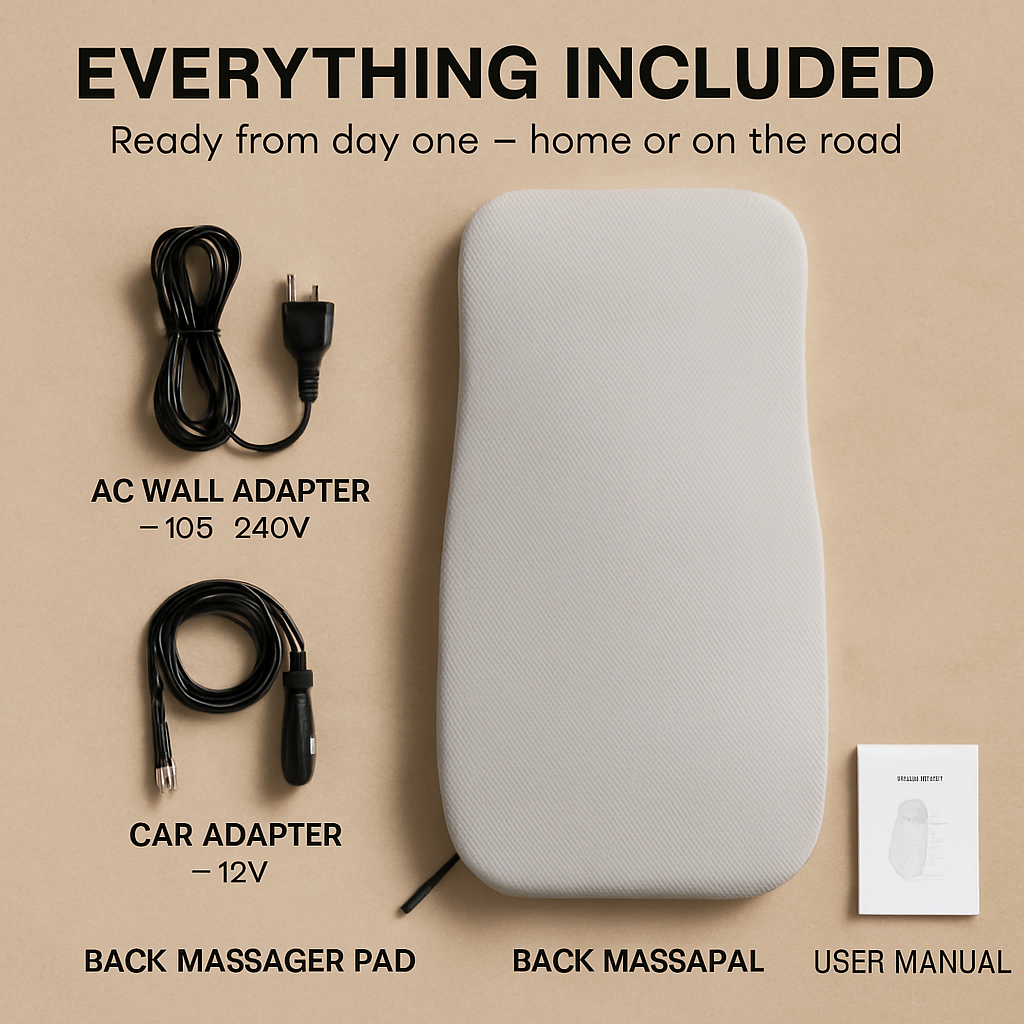 Full Back Massager With Rolling Kneading Nodes Soothing Heating 3D Deep Tissue Shiatsu Chair Massage Pad For Lumbar Upper Lower Back Gift For Women Me