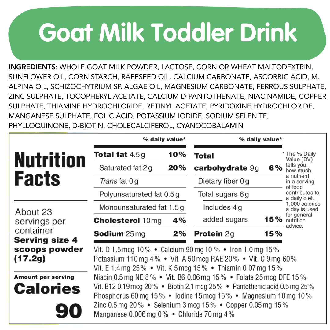 Holle Goat Milk Toddler Drink | Stage 3 (14 oz)