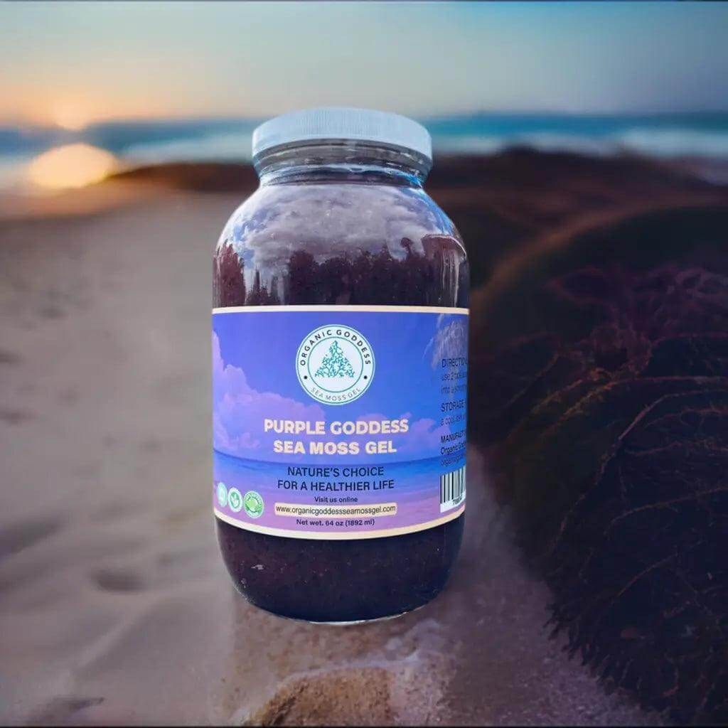 Organic Goddess Purple Sea Moss Gel – Antioxidant-Rich Superfood