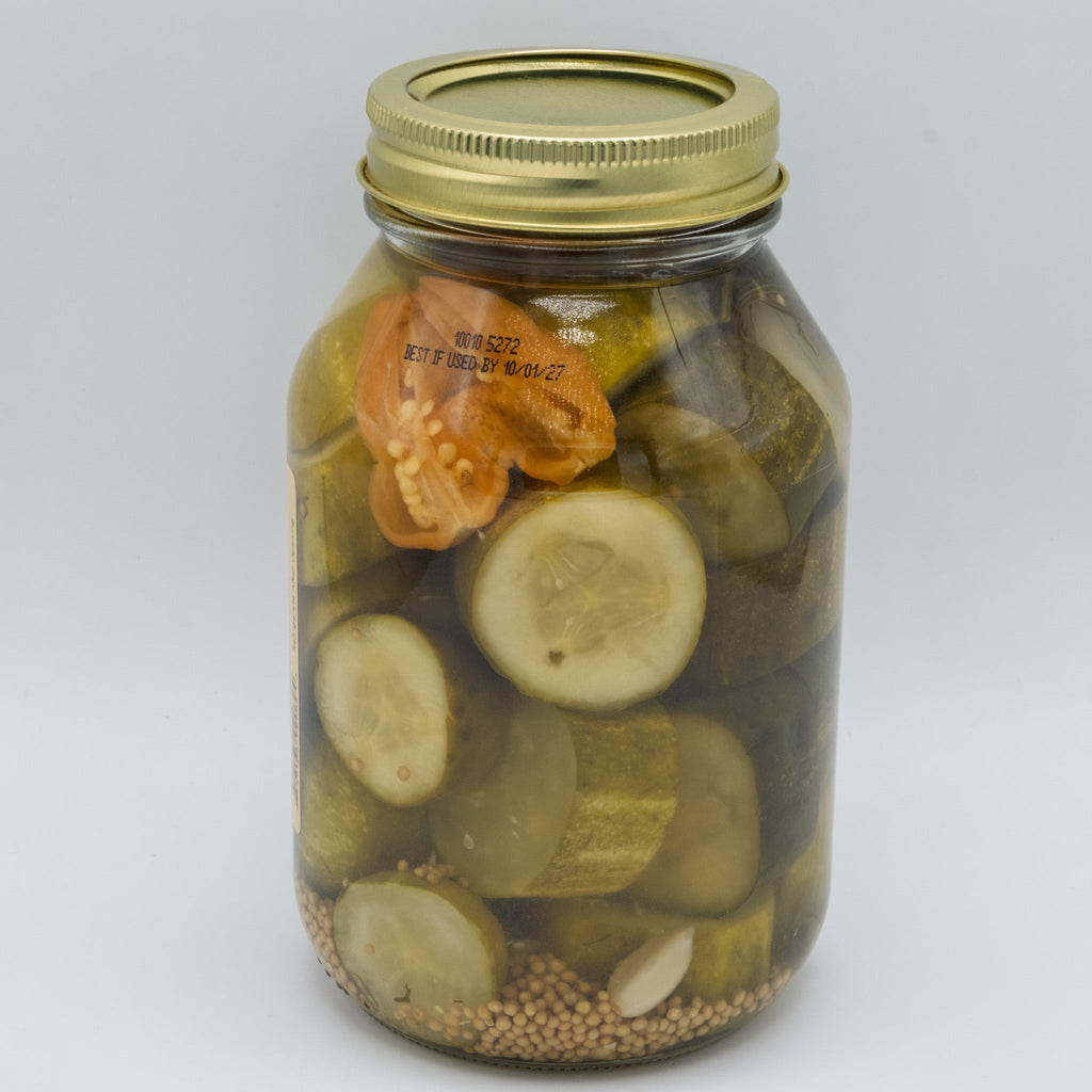 Old-Fashioned Habanero Pickle Chunks | Hot Pickles | Amish Country Store | 32 oz