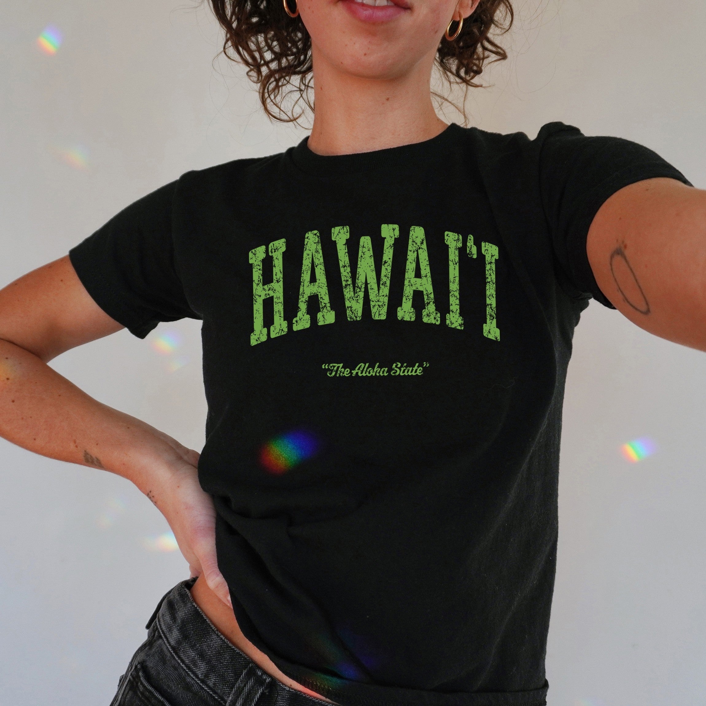 Hawaii Vintage Women's Baby Tee
