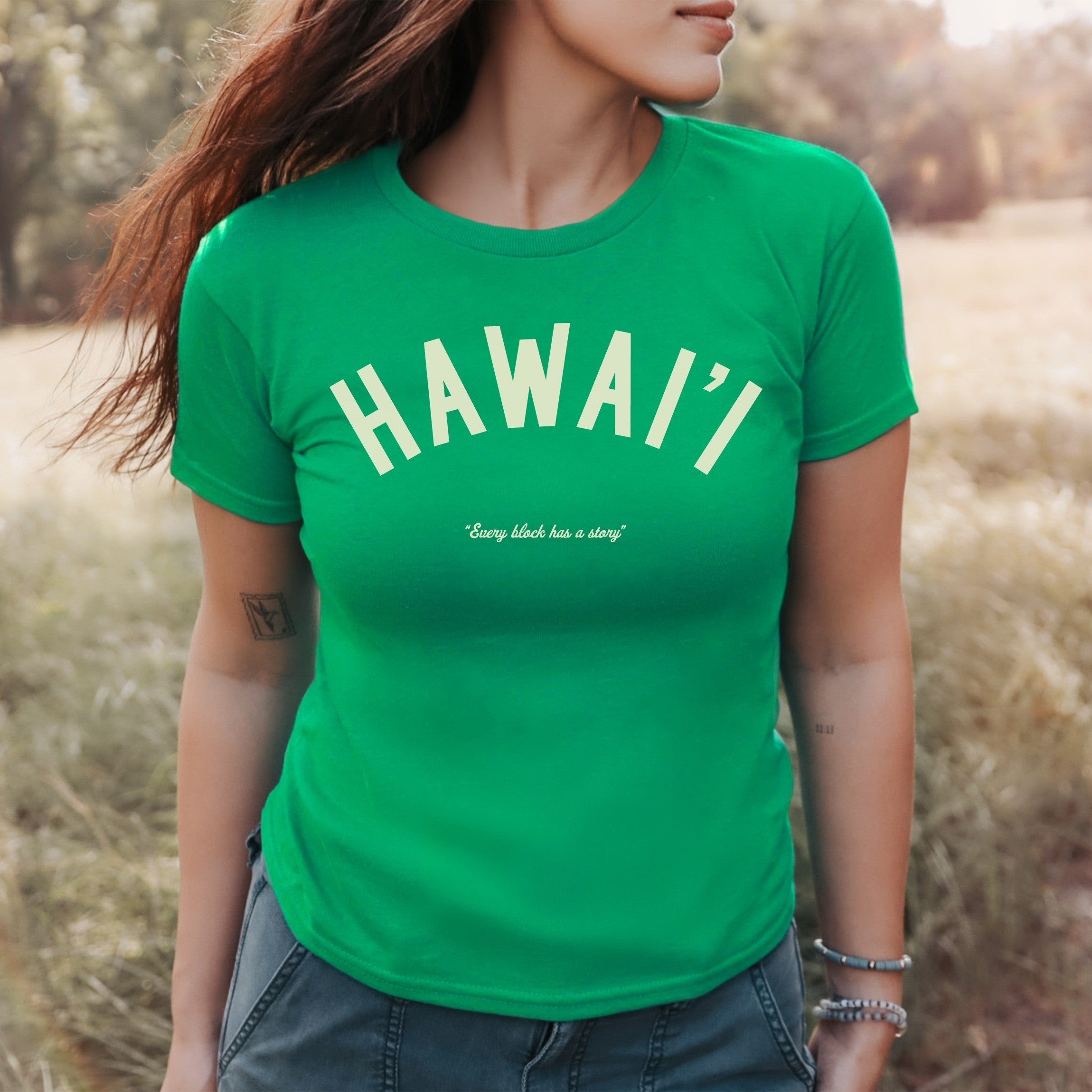 Hawaii Story Women's Baby Tee