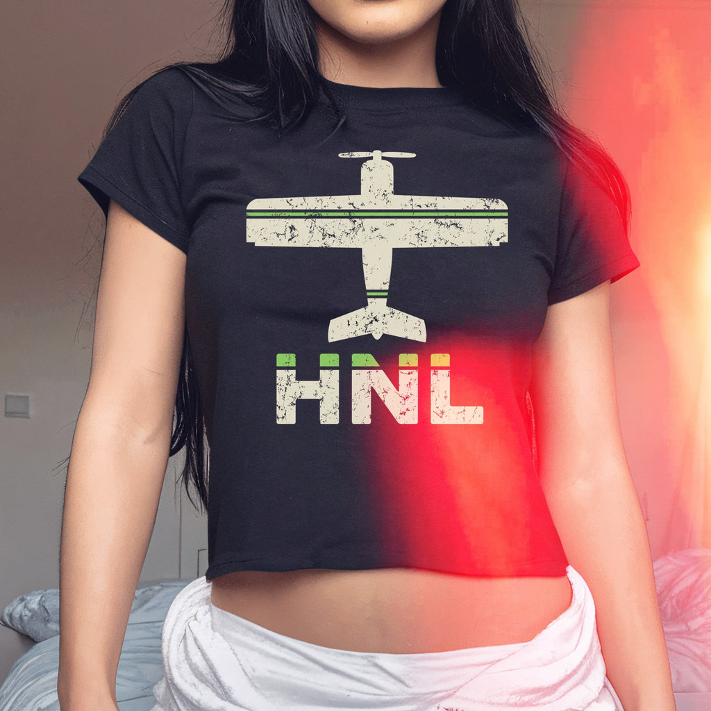 Honolulu HNL Airport Women's Baby Tee