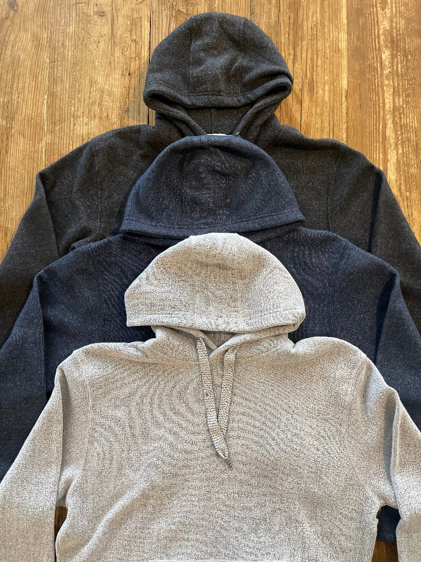 Half Moon Hoodie Bundle (Heather Black, Heather Navy, and White Pepper) $44 SAVINGS