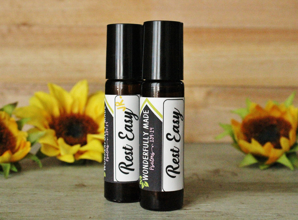 Rest Easy Roller | Sleep Roller | Insomnia | Natural Sleep Aid | Essential Oil for bedtime | Help for sleep | Herbal Sleep Help | Kids Adult