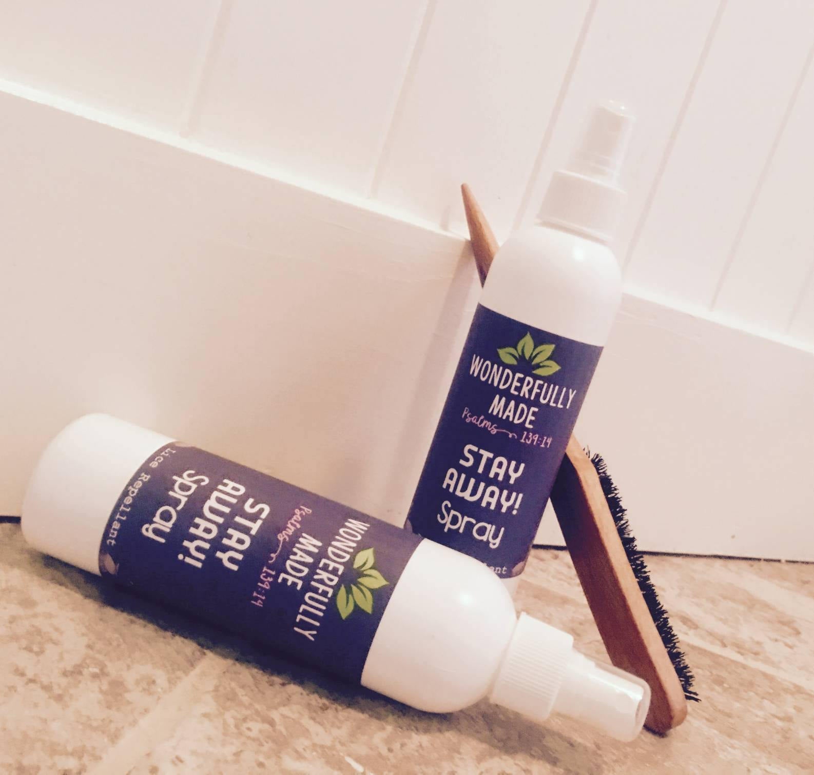 STAY AWAY! bug spray | lice prevention spray | natural lice repellant spray | Rosemary repel spray | School lice prevention | Organic bug