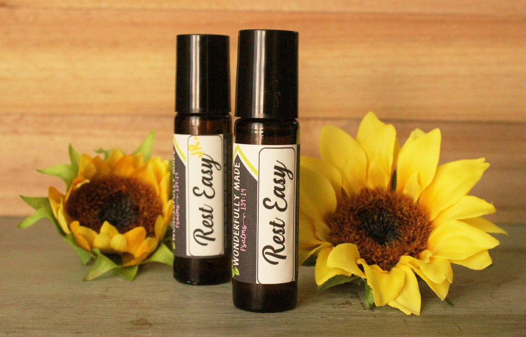 Rest Easy Roller | Sleep Roller | Insomnia | Natural Sleep Aid | Essential Oil for bedtime | Help for sleep | Herbal Sleep Help | Kids Adult