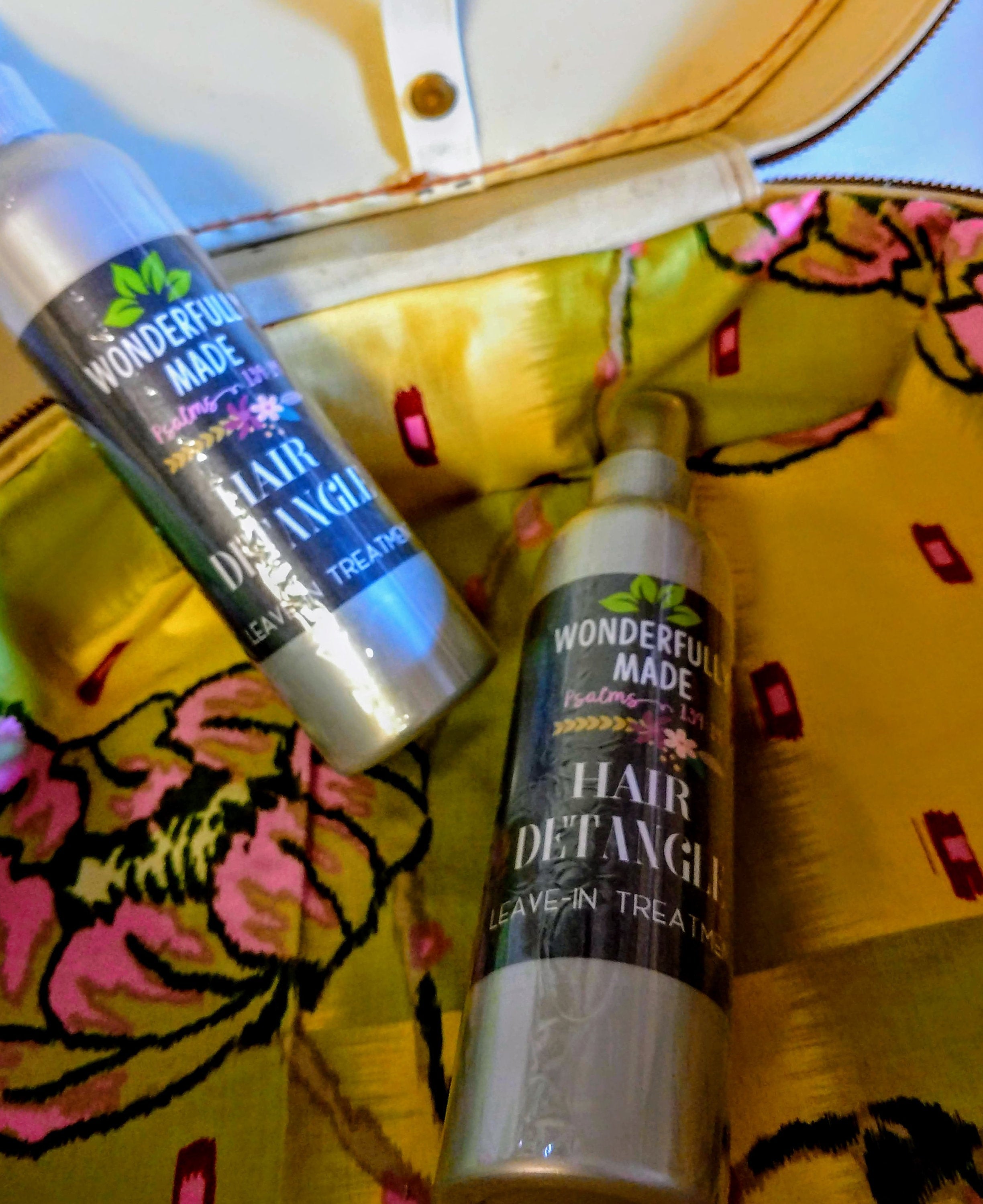 Hair Detangle | Leave-in Conditioner | Controls Frizz | Easy Combing | Styling Heat Protector | Organic Herbal | Natural Hair Products