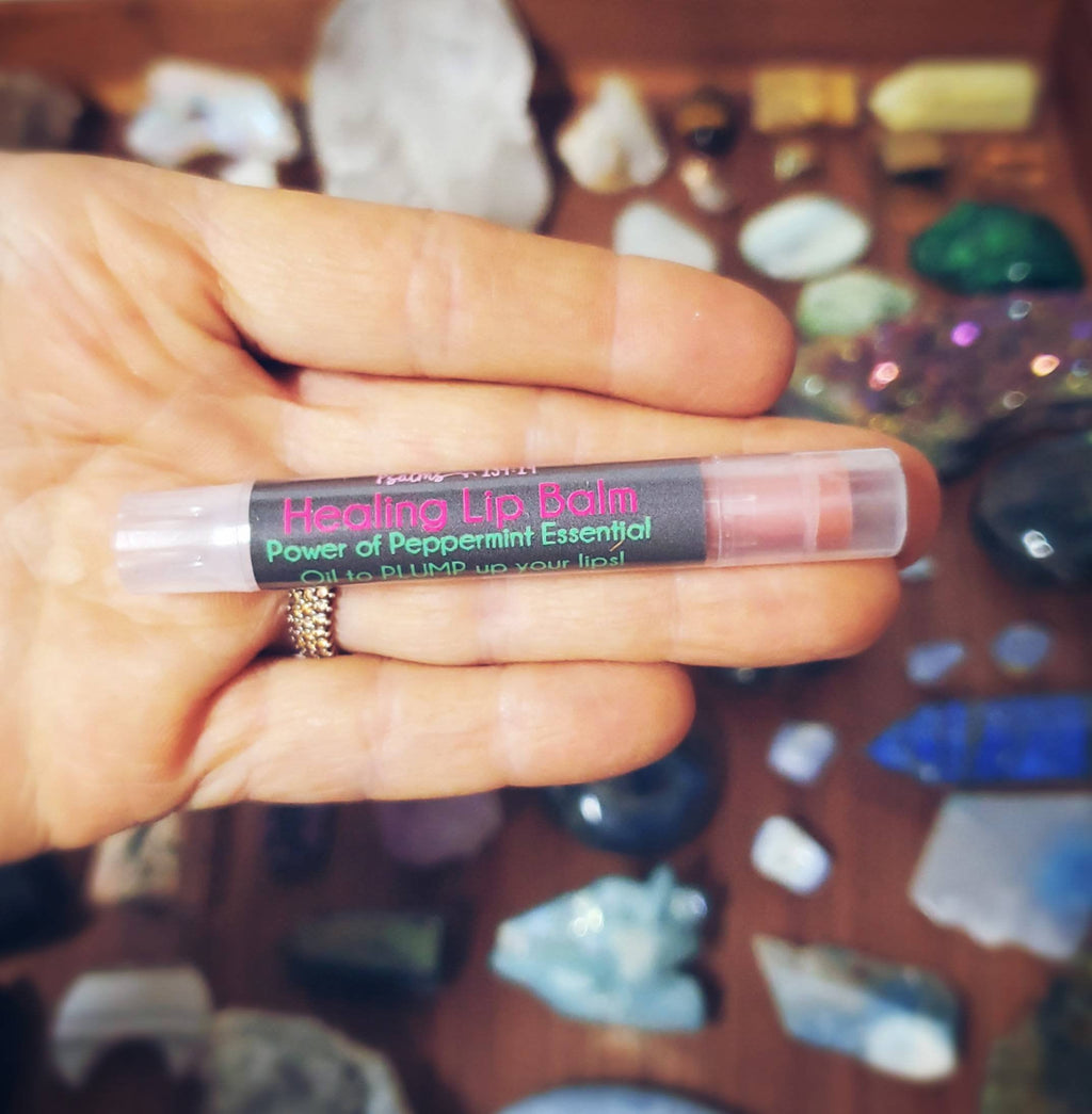 Lip Balm | Tinted | Organic Healing Herbs Chapstick | Slim tube