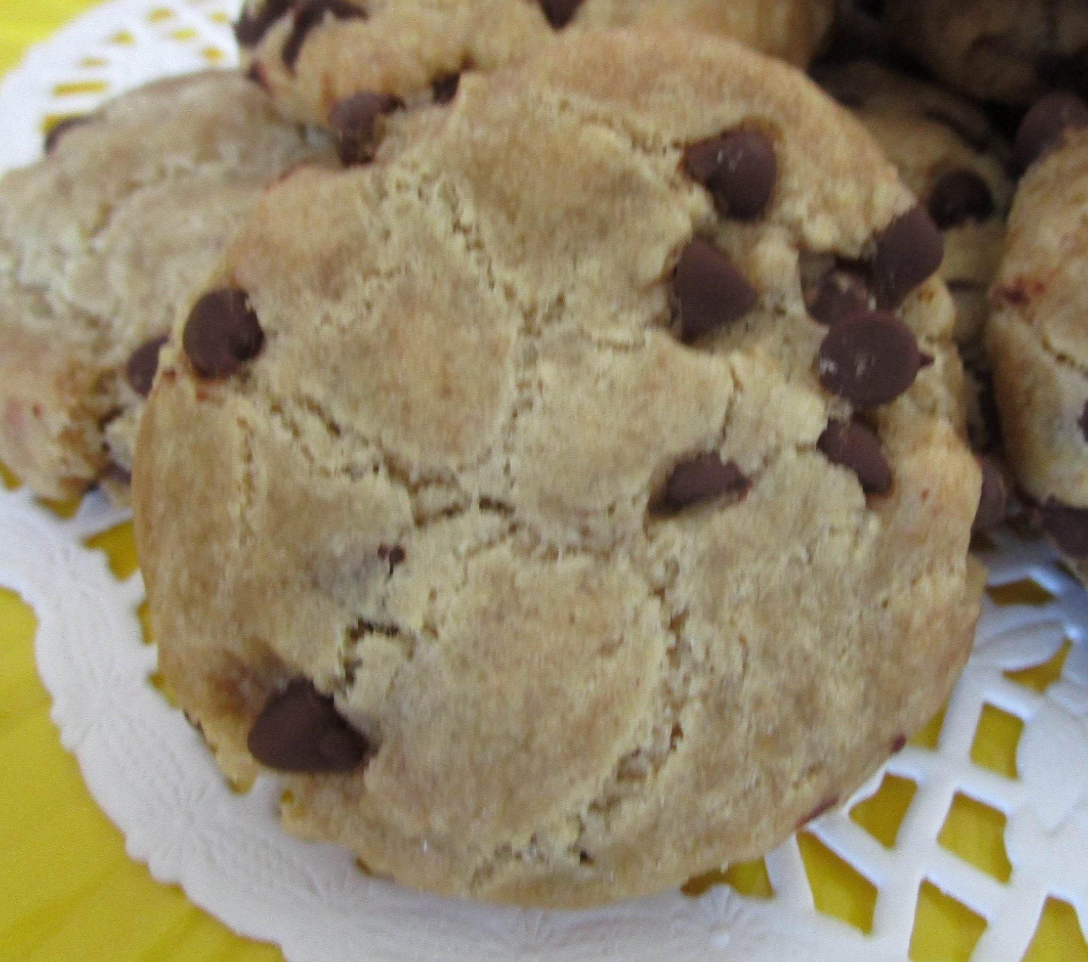 Gluten Free Chocolate Chip Cookies, Dairy Free, Egg Free, School Safe, Peanut Free, Birthday Gifts, vegan, low sugar snack, Valentine Day