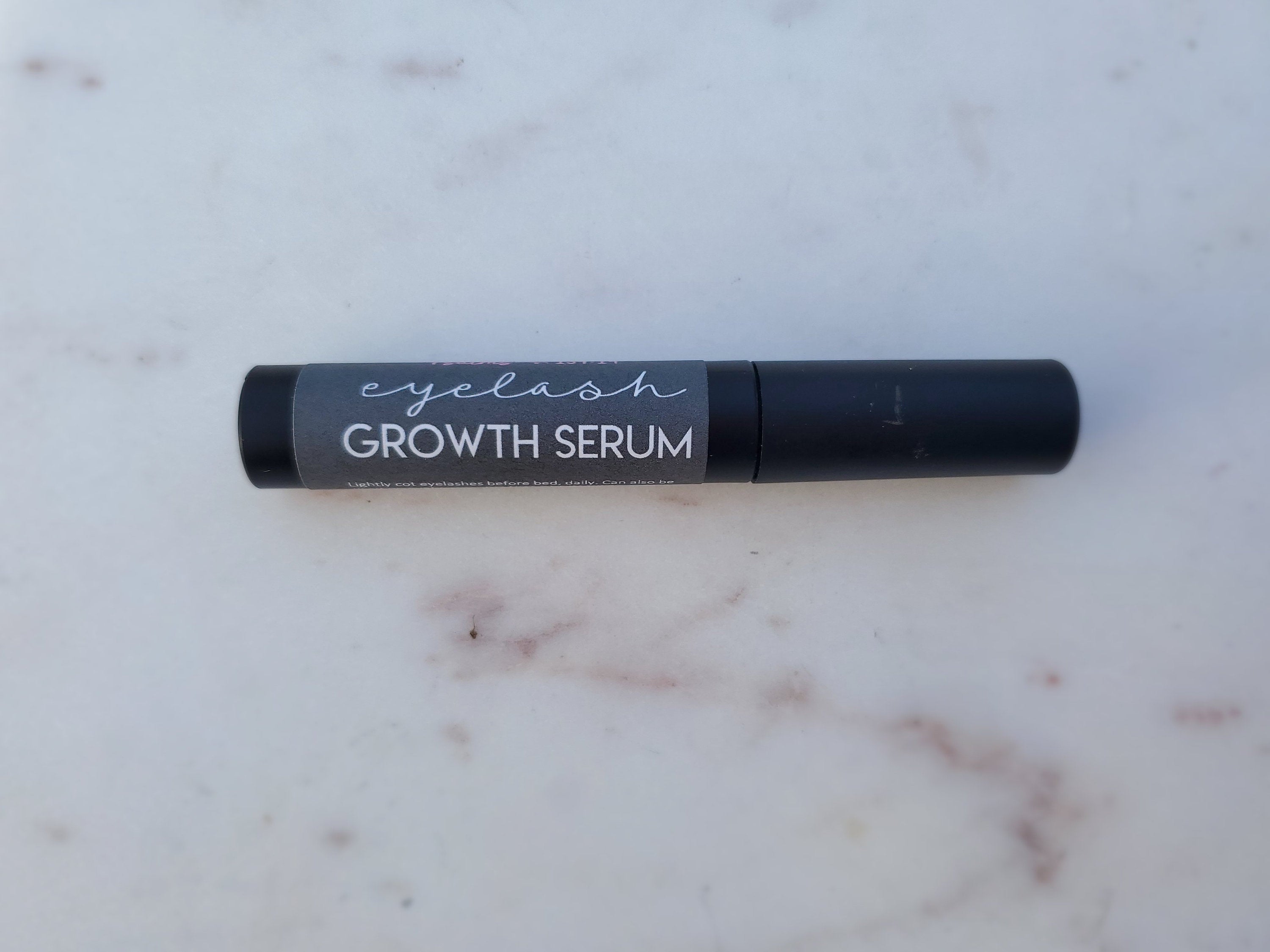 Eyelash Growth Serum | Grow Stronger Longer Thicker Eye Lashes | Eyebrow Hair Growth | With Mascara Spoolie | All Natural Eyelash Lengthen