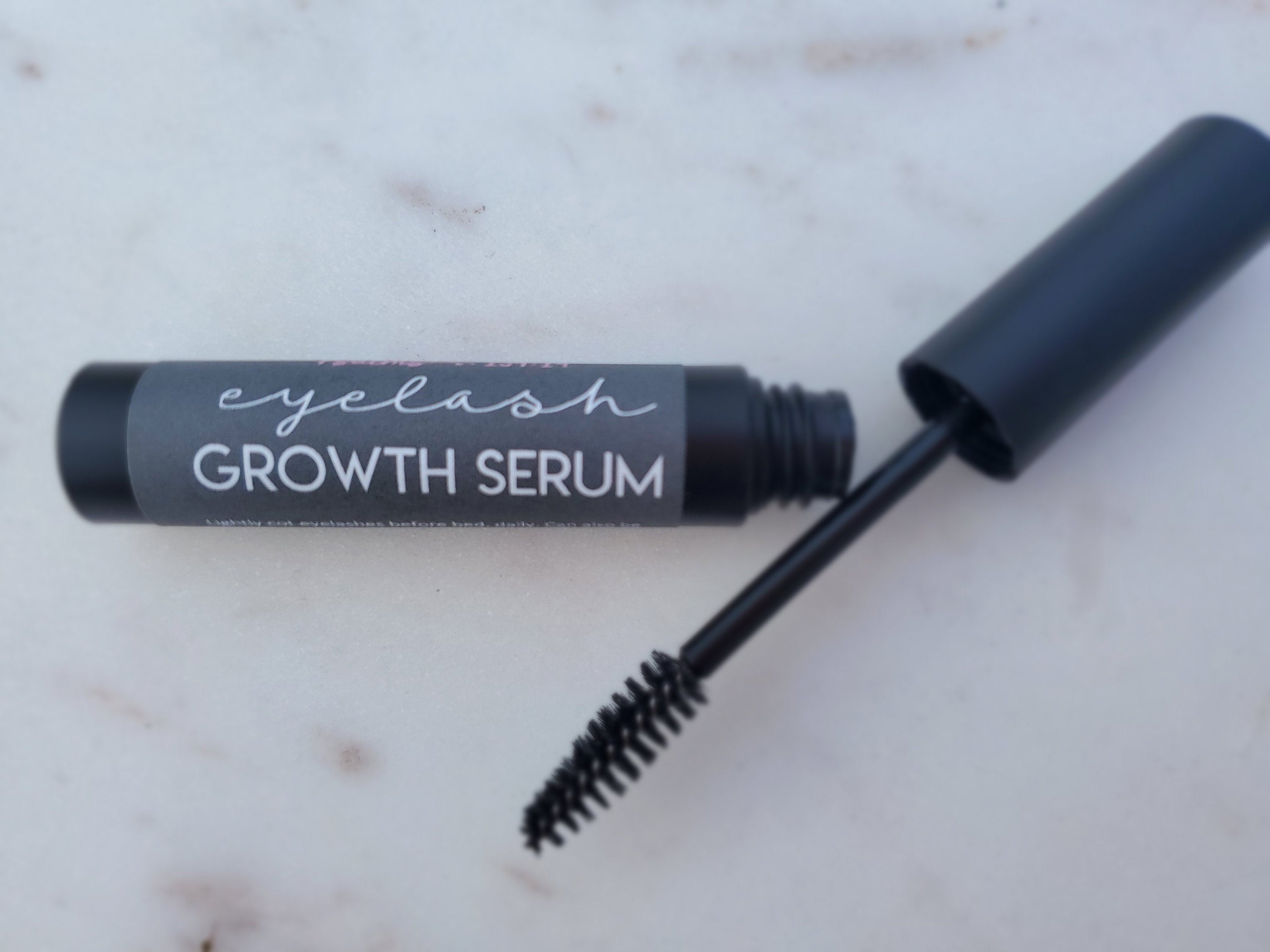 Eyelash Growth Serum | Grow Stronger Longer Thicker Eye Lashes | Eyebrow Hair Growth | With Mascara Spoolie | All Natural Eyelash Lengthen