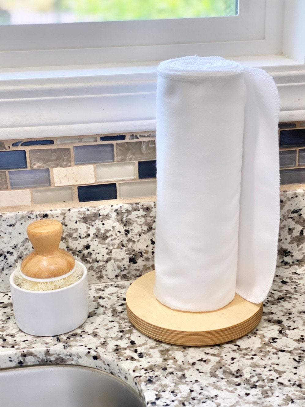 Reusable Paper Towels--Solid White
