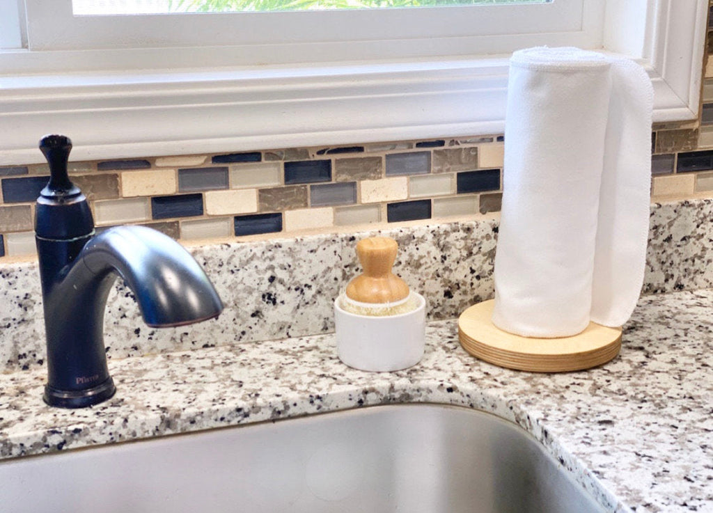 Reusable Paper Towels--Solid Black