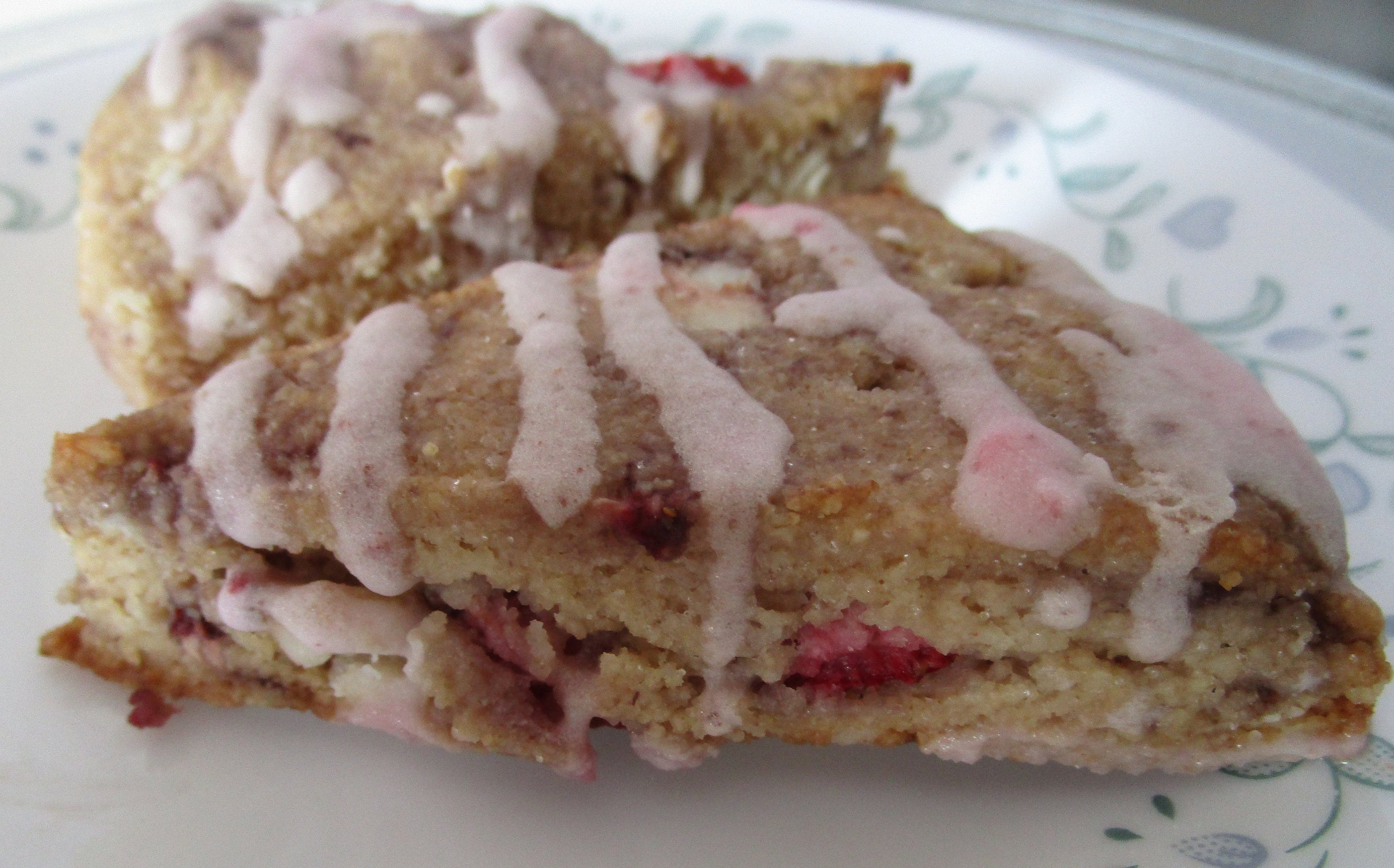 Gluten Free KETO Scones, Strawberry, Sugar Free, Dairy Free, Grain Free, Vegan, Egg Free, Low Net Carb Pastry, Summer Dessert, Fitness Gift