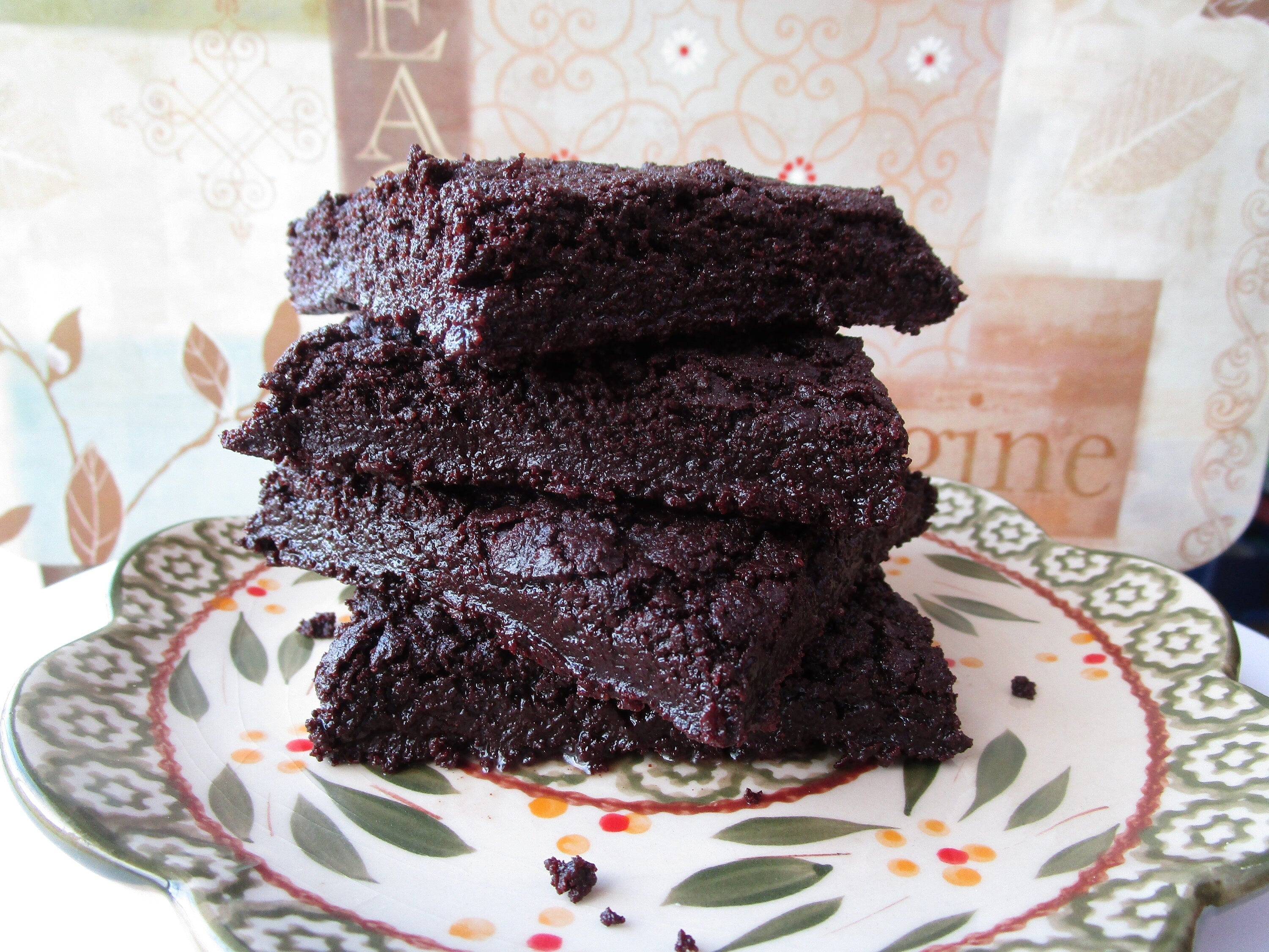 Gluten Free Brownies, Decadent Dark, Dairy Free, Vegan, Egg Free, Nut Free, Oat Free, Birthday Dessert, Coconut Sugar Snacks, Wellness Gift
