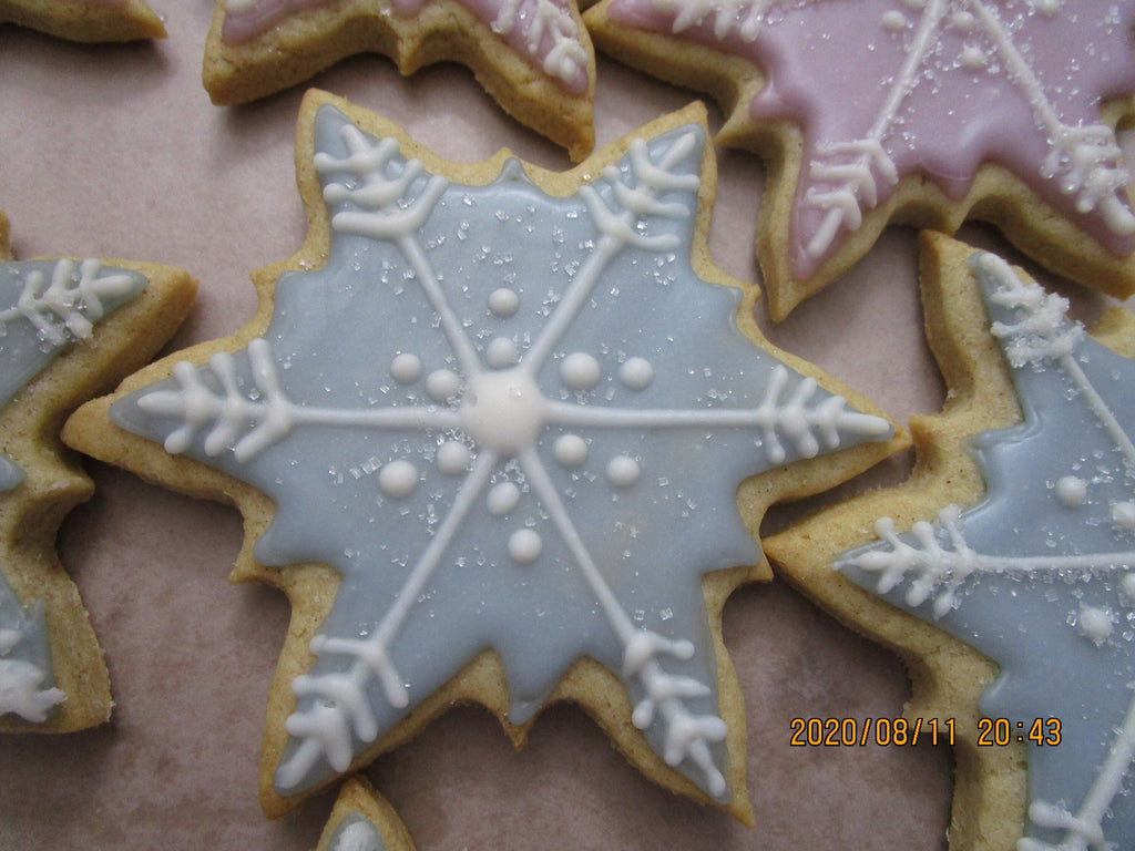 Gluten Free Sugar Cookies, Snowflakes, Dairy Free, Vegan, Egg Free, Nut Free, Girls Birthday Party, Elsa, Anna, Holiday Star, Hannukah
