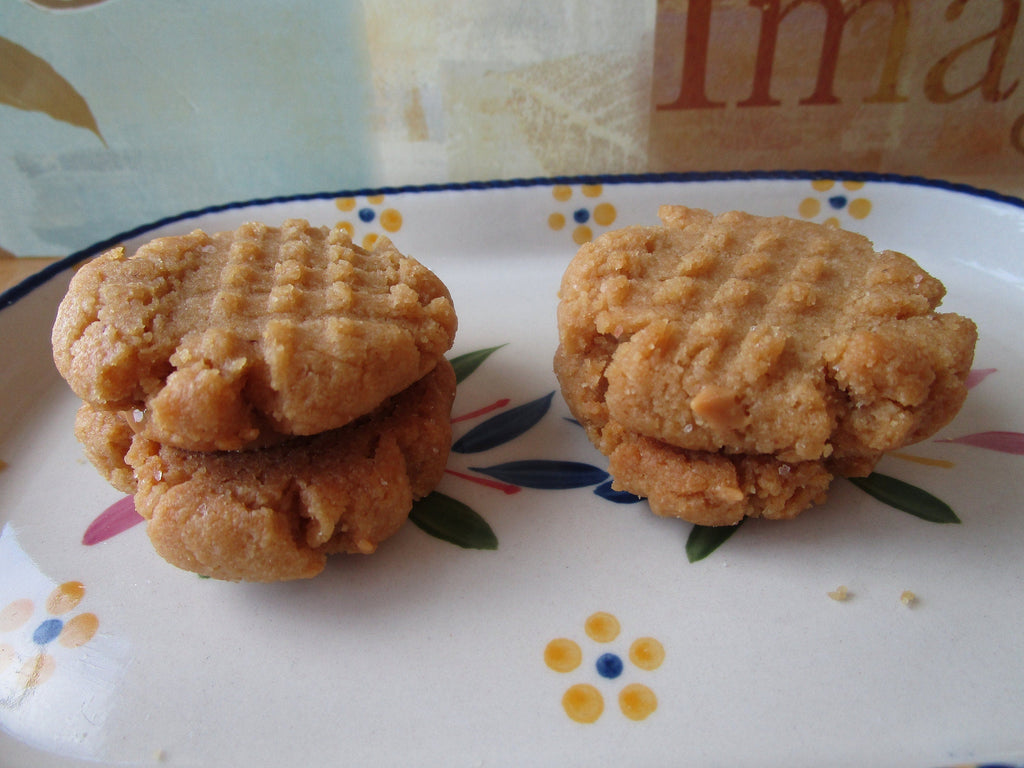 KETO Peanut Butter Cookie Sandwich: Gluten Free, Dairy Free, Vegan, Grain Free, Sugar Free, Organic Collagen, Low Carb Snacks, Fitness Gift