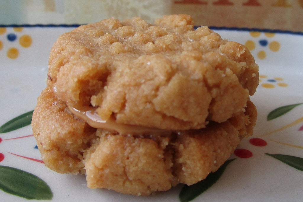 KETO Peanut Butter Cookie Sandwich: Gluten Free, Dairy Free, Vegan, Grain Free, Sugar Free, Organic Collagen, Low Carb Snacks, Fitness Gift
