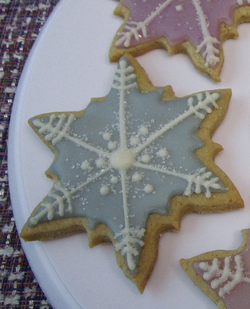 Gluten Free Sugar Cookies, Snowflakes, Dairy Free, Vegan, Egg Free, Nut Free, Girls Birthday Party, Elsa, Anna, Holiday Star, Hannukah