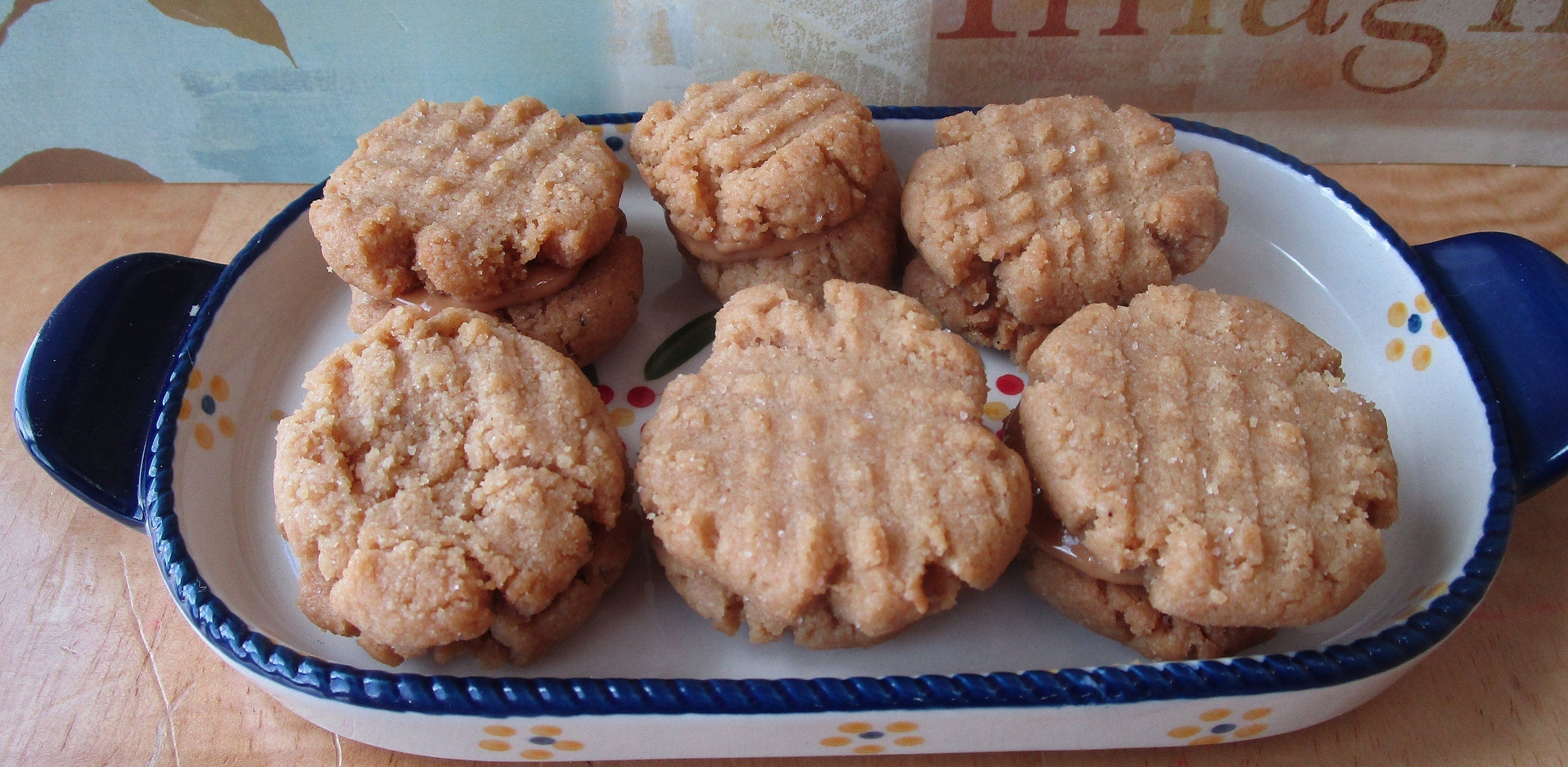 KETO Peanut Butter Cookie Sandwich: Gluten Free, Dairy Free, Vegan, Grain Free, Sugar Free, Organic Collagen, Low Carb Snacks, Fitness Gift