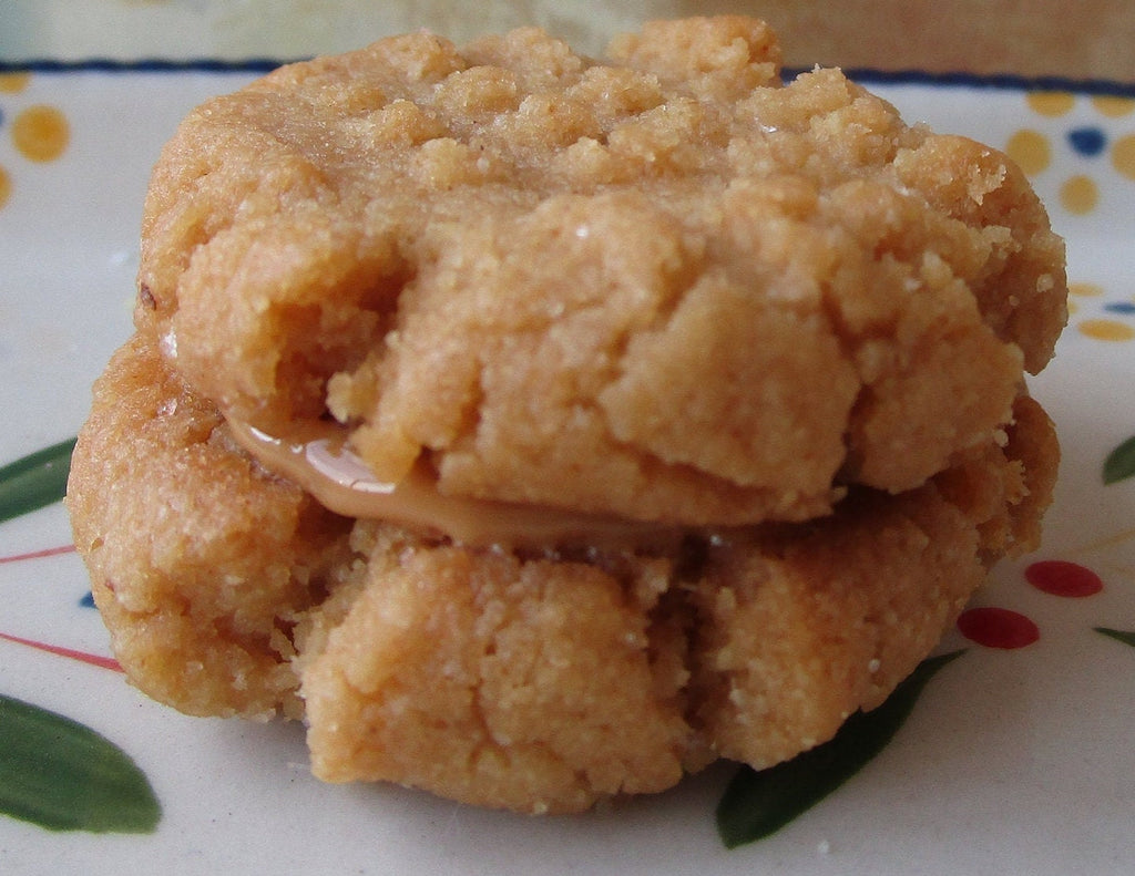 KETO Peanut Butter Cookie Sandwich: Gluten Free, Dairy Free, Vegan, Grain Free, Sugar Free, Organic Collagen, Low Carb Snacks, Fitness Gift