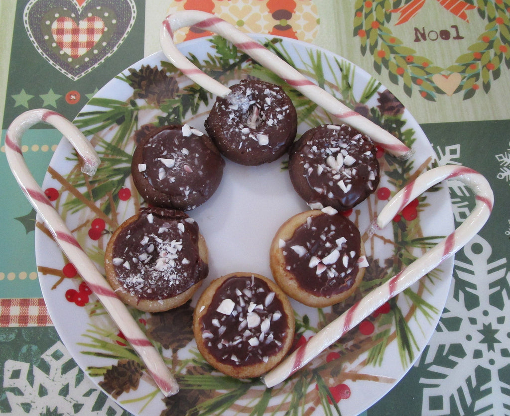 Gluten Free Candy Cane Donuts: School Safe Holiday Treats, Candy Cane Donuts, Dairy Free snacks, Egg Free allergy friendly, Vegan, Nut Free