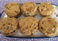 Gluten Free Muffin, Dairy Free, Egg Free, Vegan, Nut Free, Healthy Breakfast, Chocolate Chip treat, portable breakfast, Coconut Sugar snacks