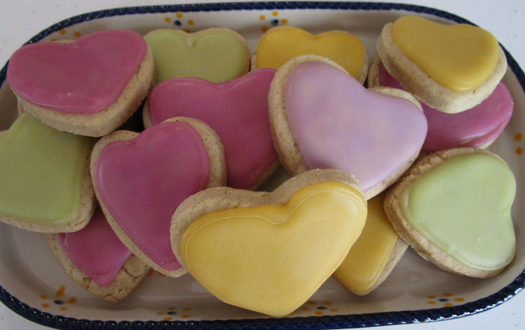 Gluten Free Iced Heart Sugar Cookies, Vegan, School Safe, Dairy Free, Wedding dessert, Bridal, Engagement, Anniversary, Valentine's Day Gift