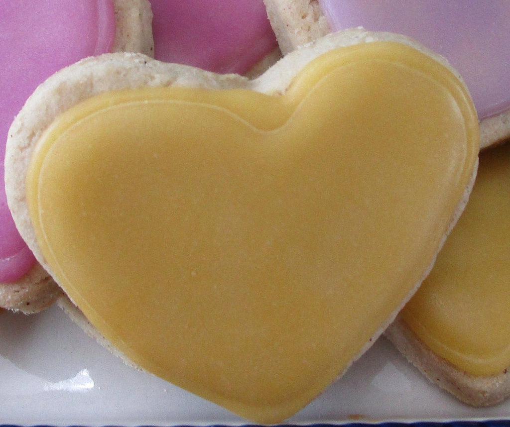 Gluten Free Iced Heart Sugar Cookies, Vegan, School Safe, Dairy Free, Wedding dessert, Bridal, Engagement, Anniversary, Valentine's Day Gift