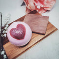 Organic Mini Spa Gift Bundle Heart Love | All Natural Bath Bomb | Handmade Luxury Soap Bar