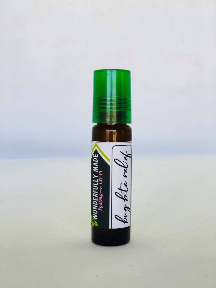 Bug Bite Relief Roller Ball / Itch Roll on / Essential oils / Organic / Itch relief / Sooth / Skin healing / kids / adults / Bite Relief