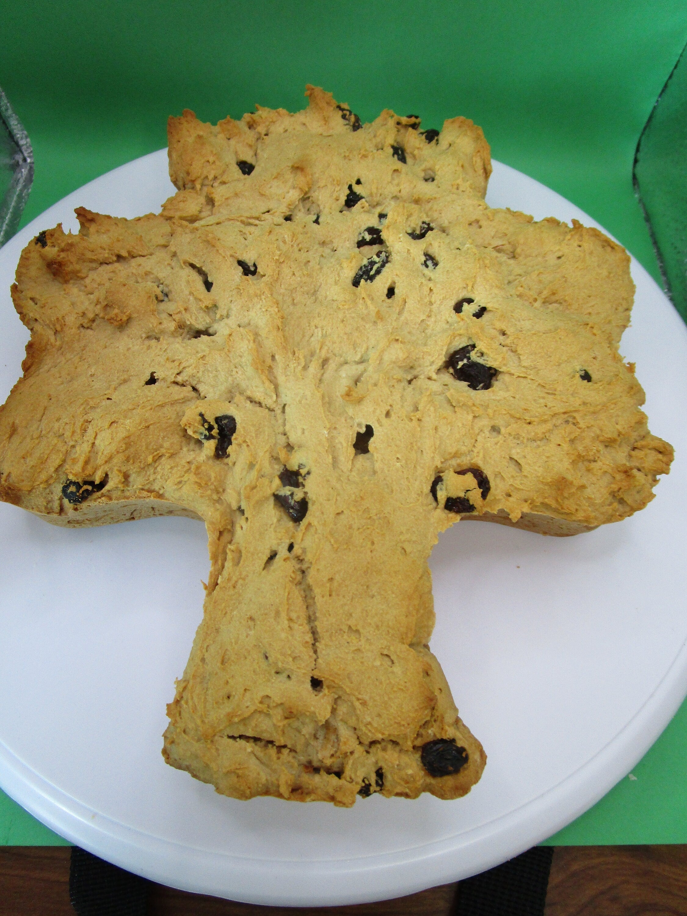 Irish Soda Bread, Gluten Free, Dairy Free, Vegan, Nut Free, Saint Patrick's Day, Coconut Sugar, Sugar Free, Irish Gifts, Clover Shaped