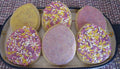 Easter Sugar Cookies, Iced, Gluten Free, Vegan, Egg Free, Dairy Free, Nut free, School Safe, Natural Sprinkles, Gift, Peeps, Basket, Bunny