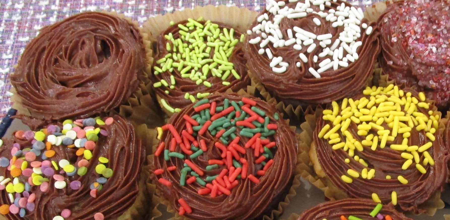 Gluten Free Cupcakes, Dairy Free, Vegan, Peanut Free, School Safe Birthday Party snacks, Coconut Sugar Dessert, Natural Sprinkles, kids Gift