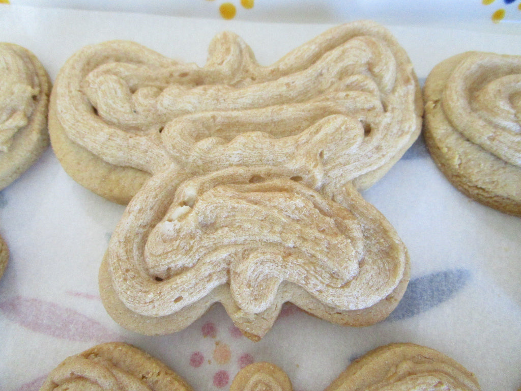 AIP Paleo, Maple Frosted Cookie, Butterfly, Vegan, Grain Free, Egg Free, Nut free, Dairy Free, Autoimmune Protocol, Dessert, Hashimoto Diet