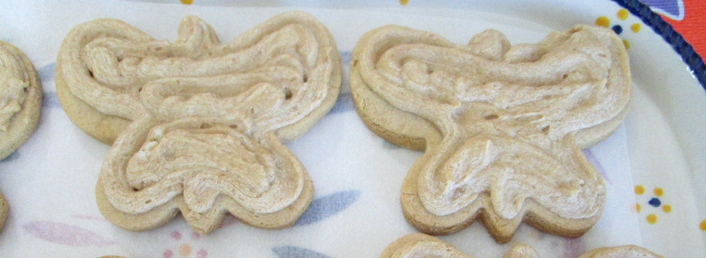 AIP Paleo, Maple Frosted Cookie, Butterfly, Vegan, Grain Free, Egg Free, Nut free, Dairy Free, Autoimmune Protocol, Dessert, Hashimoto Diet