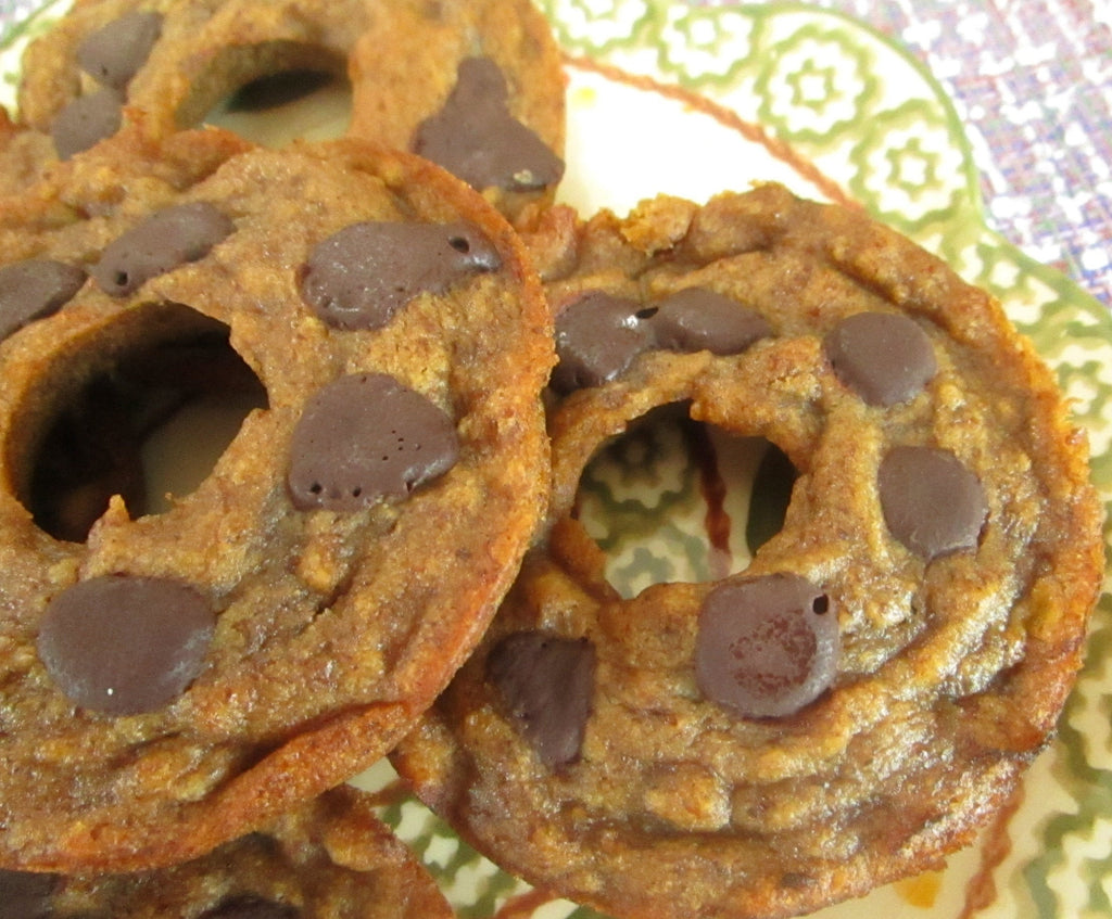 AIP Paleo Banana Donuts, Gluten/Dairy/Nut/Grain Free Wellness Gift, Autoimmune Protocol Breakfast, Low FODMAP, Carob Chips, July 4th Dessert