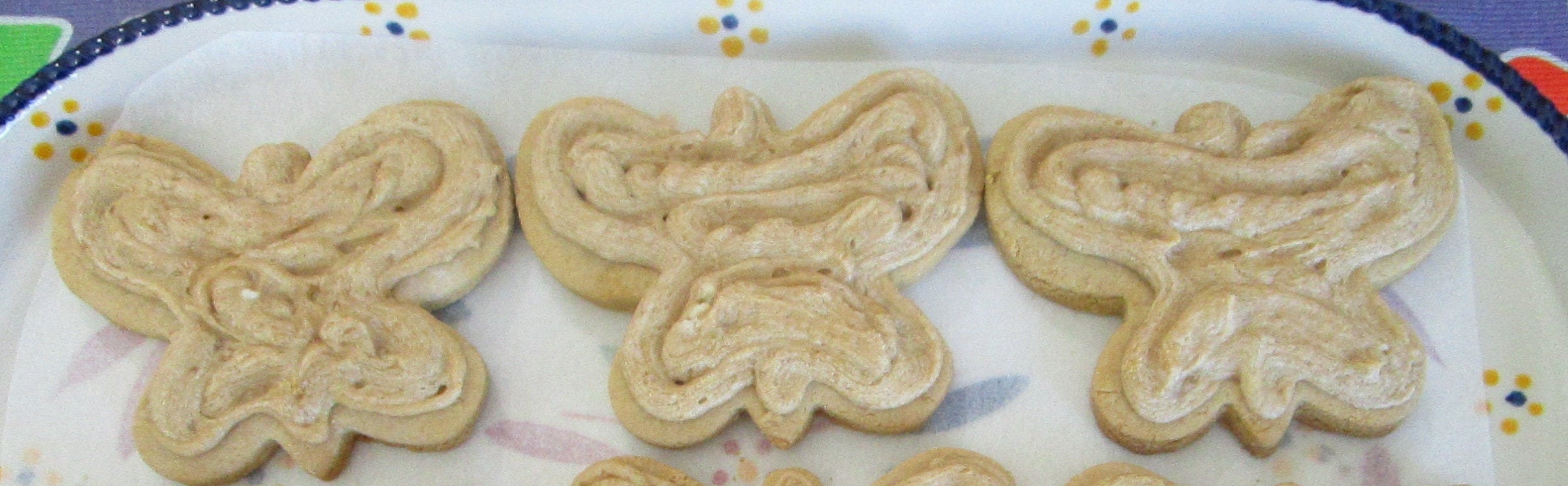 AIP Paleo, Maple Frosted Cookie, Butterfly, Vegan, Grain Free, Egg Free, Nut free, Dairy Free, Autoimmune Protocol, Dessert, Hashimoto Diet