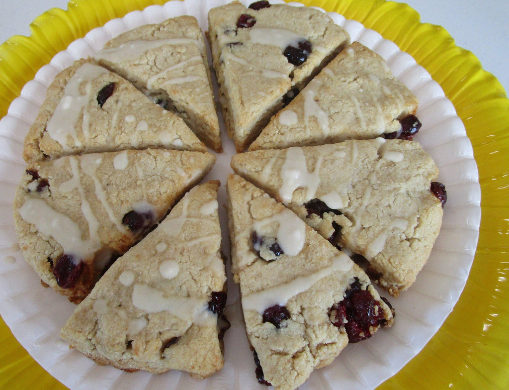 KETO Scones, Cranberry White Chocolate Chip, Grain Free, Gluten Free, Dairy Free, Egg Free, Vegan, Sugar Free, Low Carb, Graduation Dessert